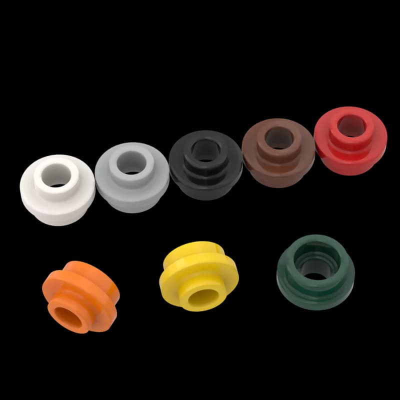 85861 28626 29387 Round 1x1 Open Stud Brick collezioni Bulk modulari GBC giocattoli per MOC tecnico compatibile con blocchi fai-da-te