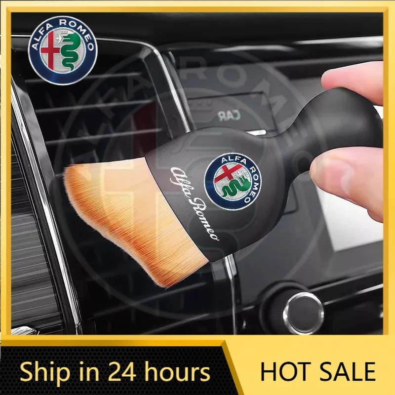 Car Center Console Air Conditioning Outlet Cleaning Brush For Alfa Romeo giulia stelvio giulietta 159 147 156 166 Car Accessorie