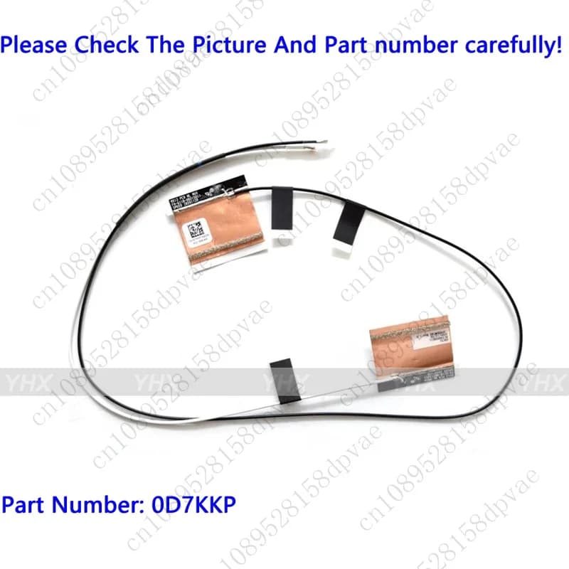 GYX Nuovo Per Dell Latitude 7320 E7320 Antenna WiFi Cavo di Linea Connettore 0D7KKP D7KKP.