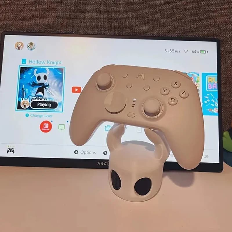 Supporto universale per controller di gioco compatibile con PS4/PS5/Switch, a tema Hollow Knight, accessorio da scrivania, regalo per appassionati di gaming