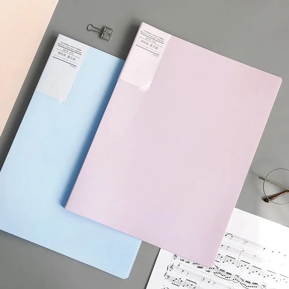 2 Pezzi Portadocumenti Espandibile in Plastica Formato A4, Organizzatore Multifunzione Portatile da Scrivania per Documenti e Valuta