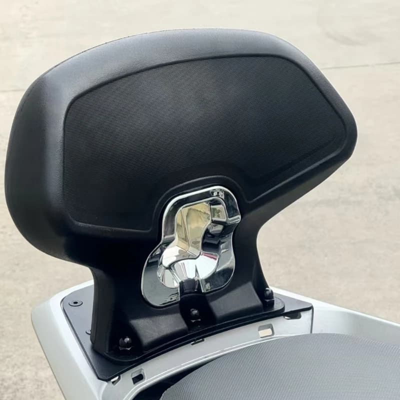 Rear Passenger Backrest Cushion Back Rest for NWG150, Shaped PU Padded Support with Metal Base for Daily Road H9EE