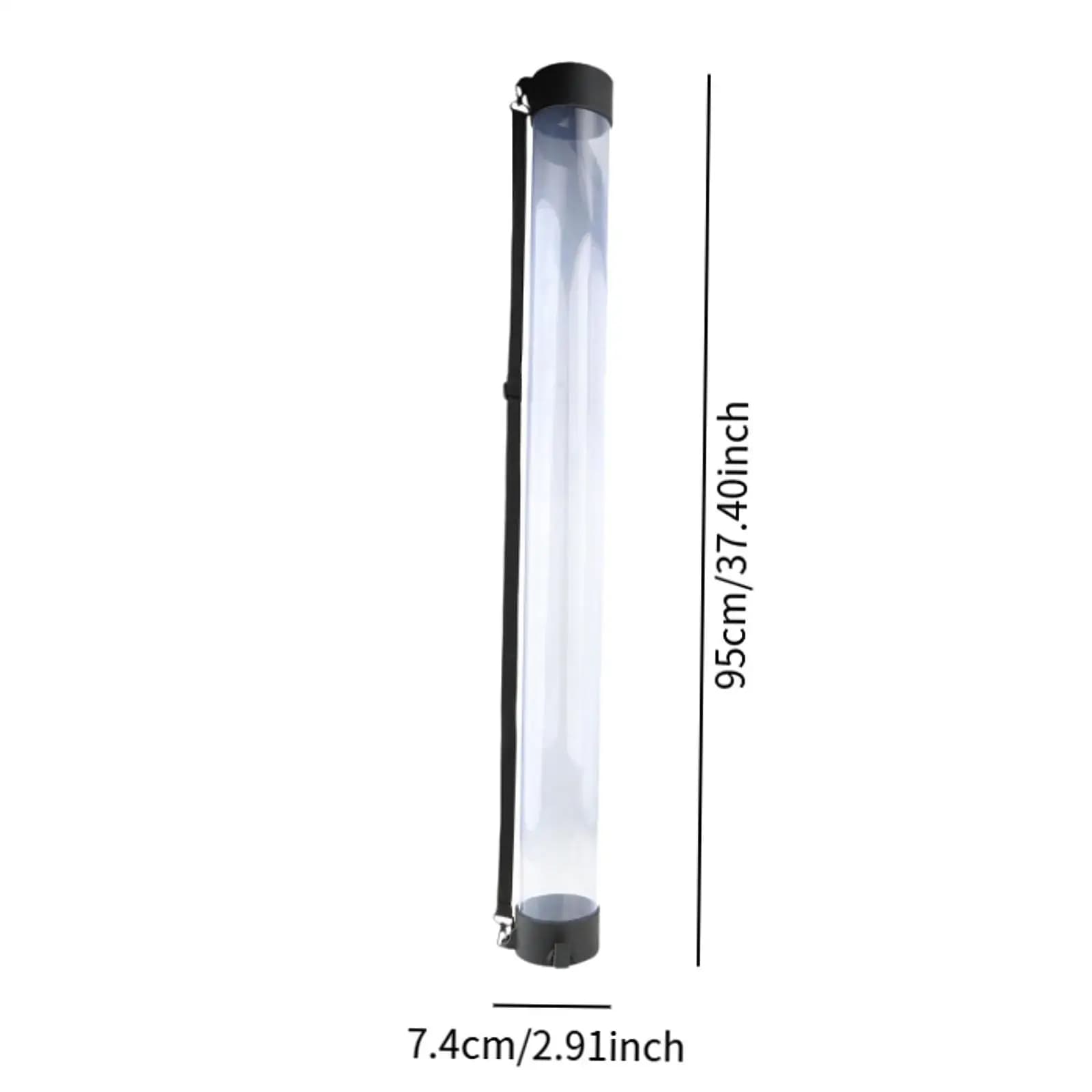 Acrylic Tennis Ball Retriever Large Capacity Tennis Ball Picker Device for Accessories for Tennis Rackets and Pickleball