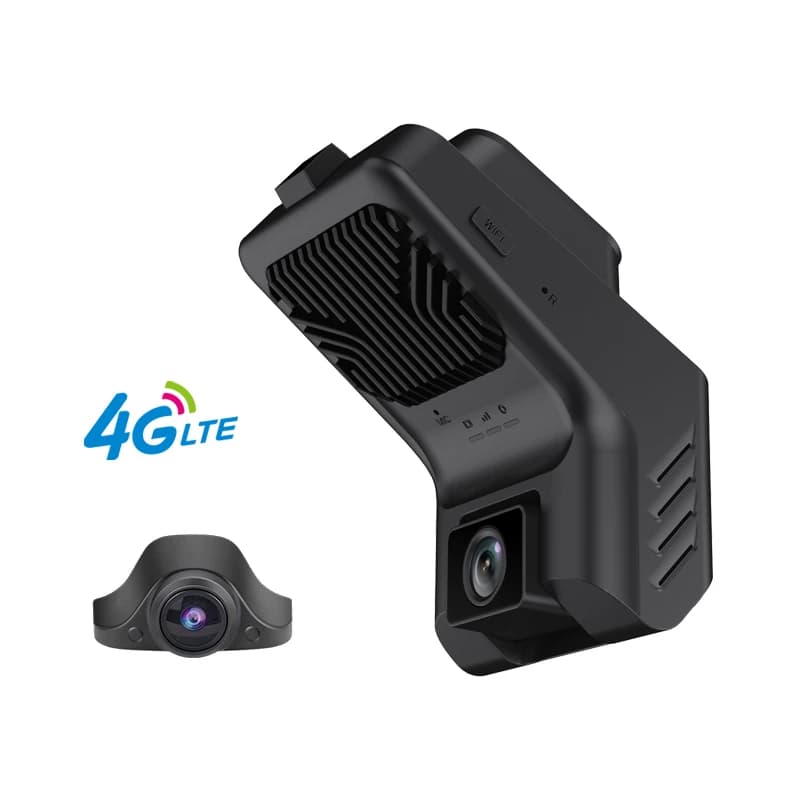 4g Wifi Car Dvr Gps Logger 1080p Dash Cam Distanza dal vivo Doppia lente Video automatico Gestione flotta Affaticamento Avvertimento di guida