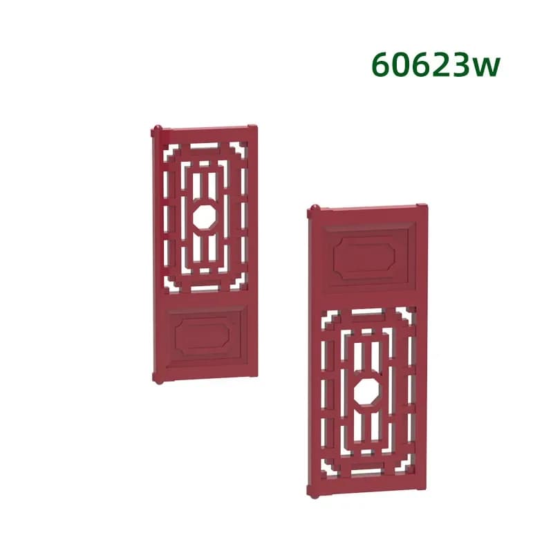 MOC 10PCS Speciale Retro Porta Finestra 60623W Building Blocks Casa Castello Accessori Mattoni Particelle Giocattoli Per Bambini Regali Di Compleanno