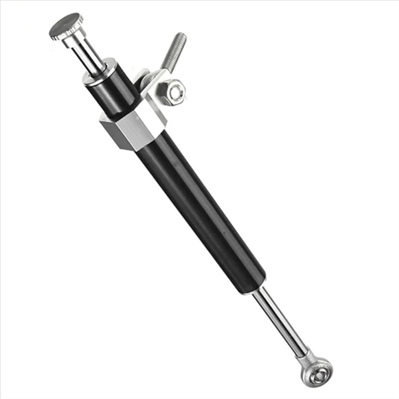 Ammortizzatore stabilizzatore ammortizzatore di sterzo per moto leader-Edge 330MM Ammortizzatore universale con direzione dello sterzo Controllo di sicurezza Nero
