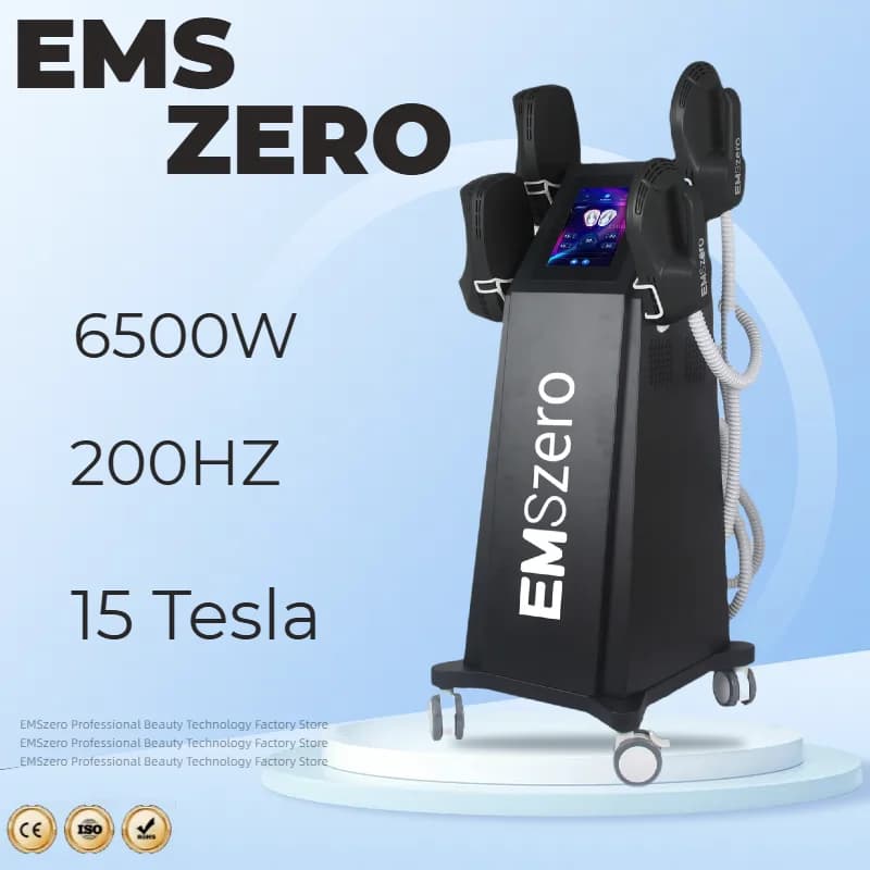 EMSzero NEO Body Sculpt Weight Lose 6500W Macchina EMS ad alta potenza HI-EMT per stimolare i muscoli, snellire il corpo, modellare e ridurre il grasso