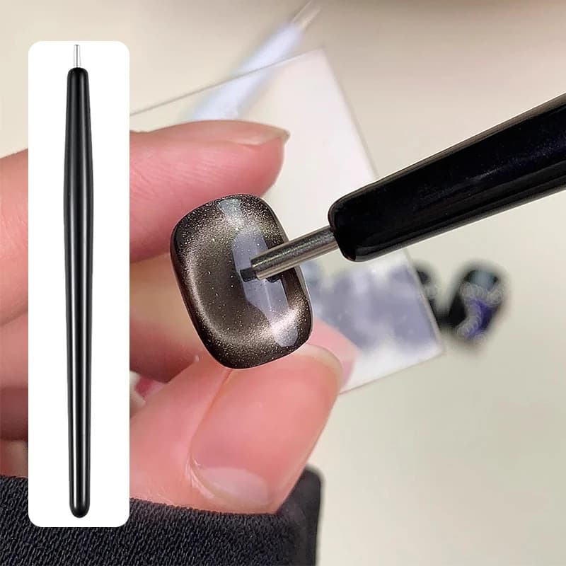 1pc Cat Magnetic Eye Stick Penna di aspirazione magnetica multifunzionale per perline di acciaio Magnete per gatti Gel UV Polish Manicure Strumenti per nail art