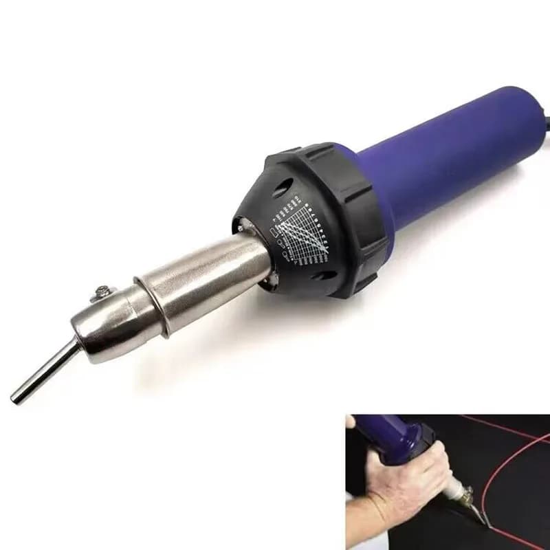 HT1600 1600W Pistola ad aria calda Pistola per riscaldamento Pistola per saldatura di plastica dalla tecnologia svizzera e ingegneria Saldatura di membrane TPO in PVC