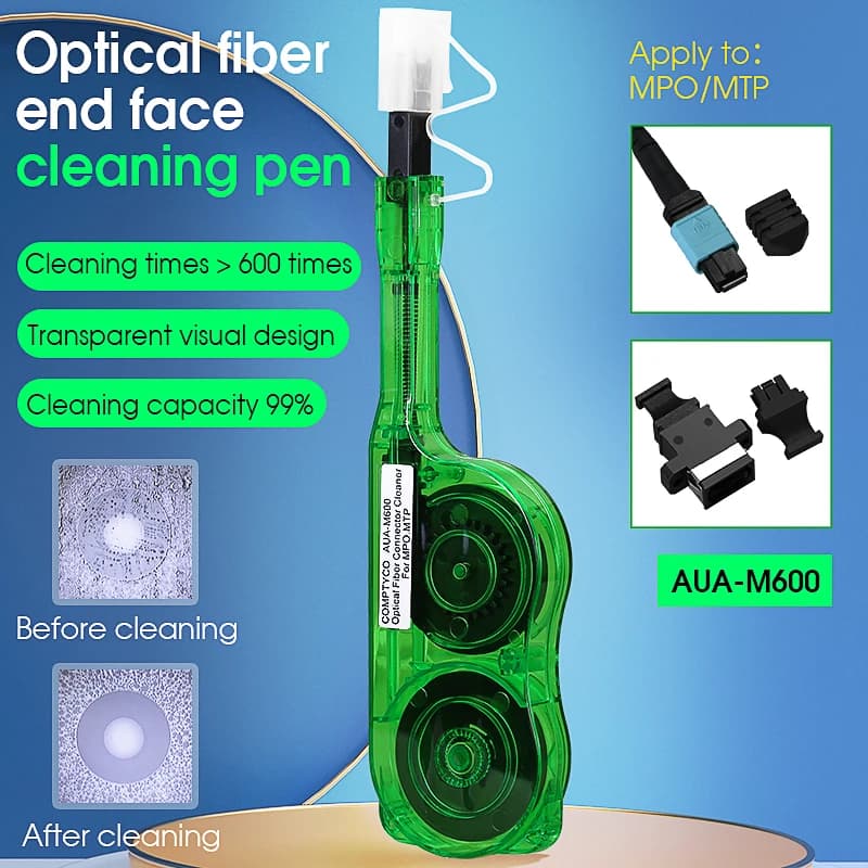 Detergente per penna per pulizia MPO/MTP per detergente per fibra ottica per connettore verde/blu/arancione (opzionale)