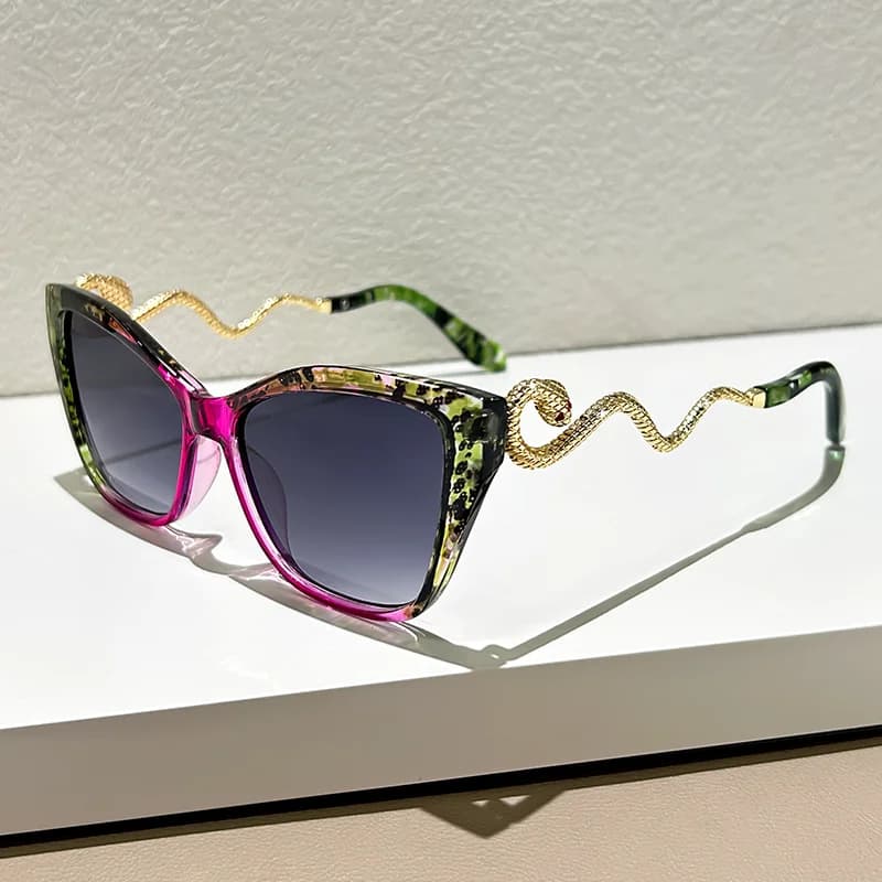 Stylish Decorative Eyewear for Streetwear, Parties, Casual Outfits, Streetwear Eyewear | Cateye Glasses | Waist Chain Detail
