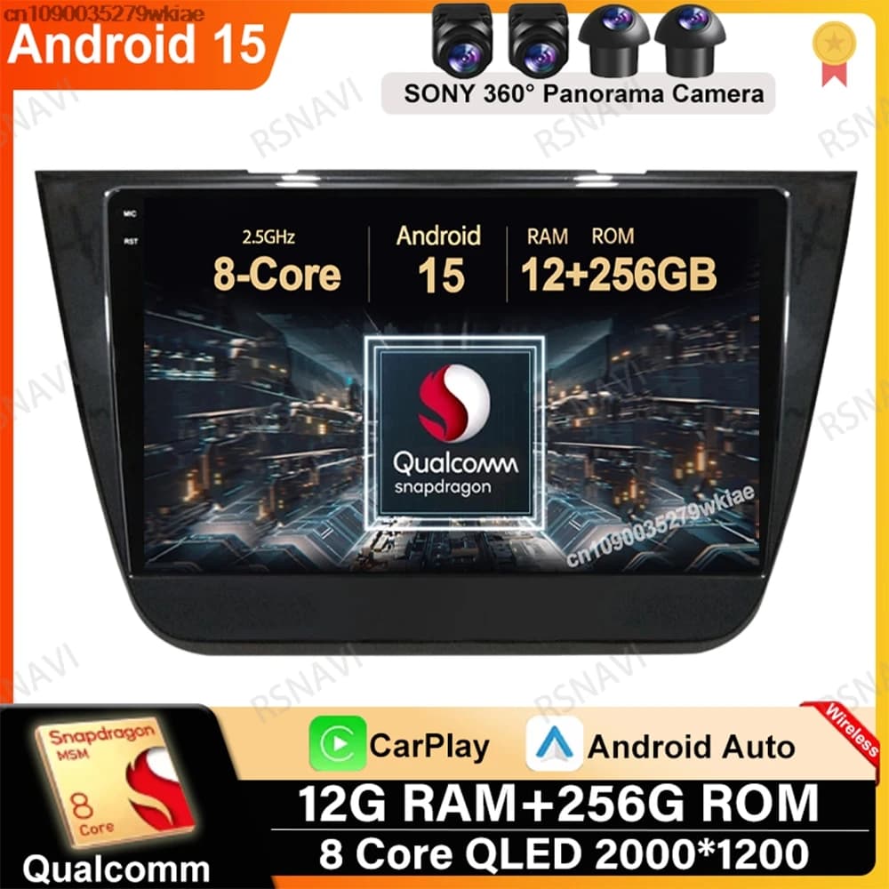 Android 15 For MG ZS 2014 - 2022 360 Camera WIFI+4G Head Unit Navigation Wireless AI Voice 8 Core 9/10 Inch DVD Car Radio DSP BT