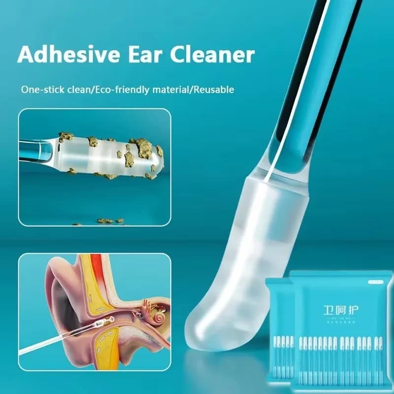Tamponi di cotone sterili lavabili, strumenti per la pulizia e la cura, tamponi auricolari adesivi, accessori per la pulizia delle orecchie, resistenti per uso domestico