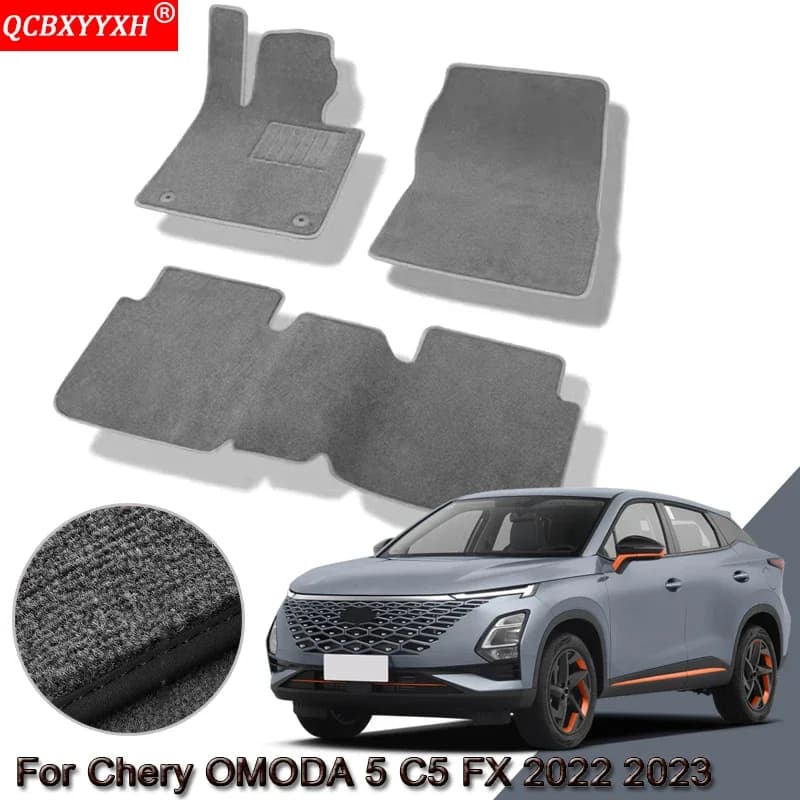 Tappetini auto personalizzati per Chery OMODA 5 C5 FX 2022 2023 2024 Tappetini antiscivolo impermeabili Tappeti di protezione interna Tappeti