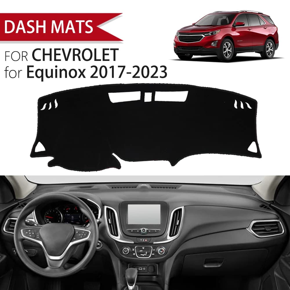 For Chevrolet Equinox 2017-2023 Car dashboard cover Avoid the light Pad Tool Platform Cover Zerbino Mat Accessories