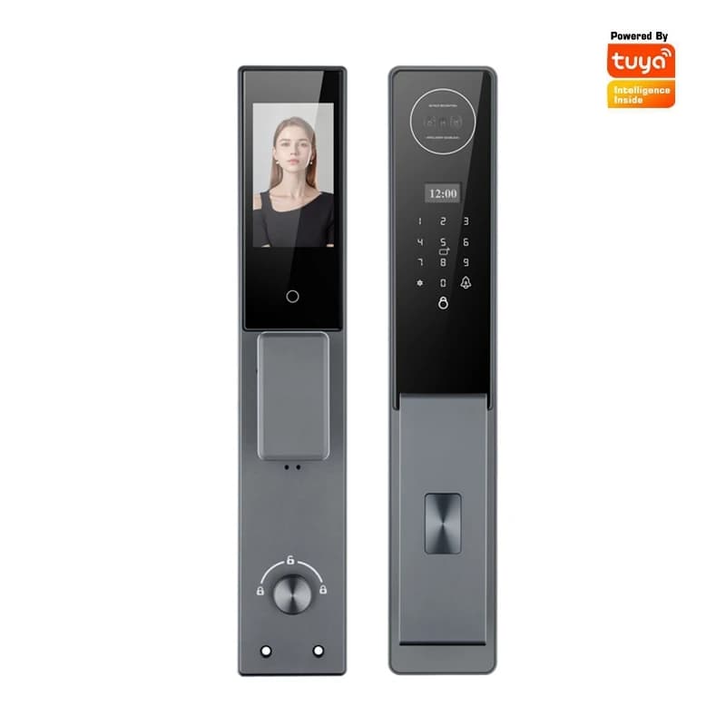 Riconoscimento facciale 3D Eye Remote Electronic Capture Password intelligente antifurto Tuya Wifi Fingerprint Smart Door Lock