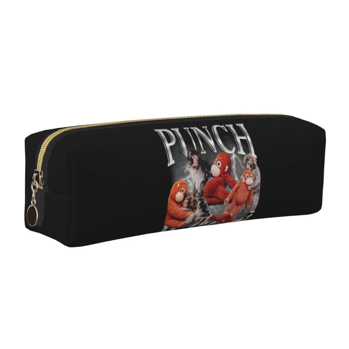 Astuccio Portapenne a Forma di Scimmietta che Tiene un Peluche, Classico Porta Penne per Studenti, Forniture Scolastiche, Regali, Borsa Porta Matite