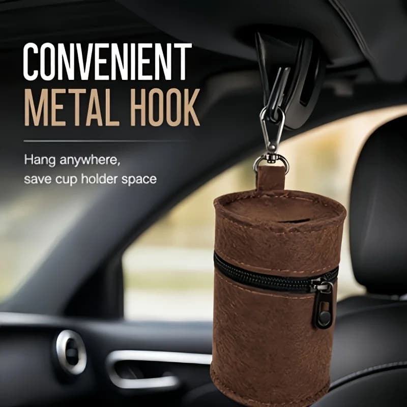 1 piece of handmade car storage piggy bank and coin purse, crafted with exquisite sewing techniques to create unique