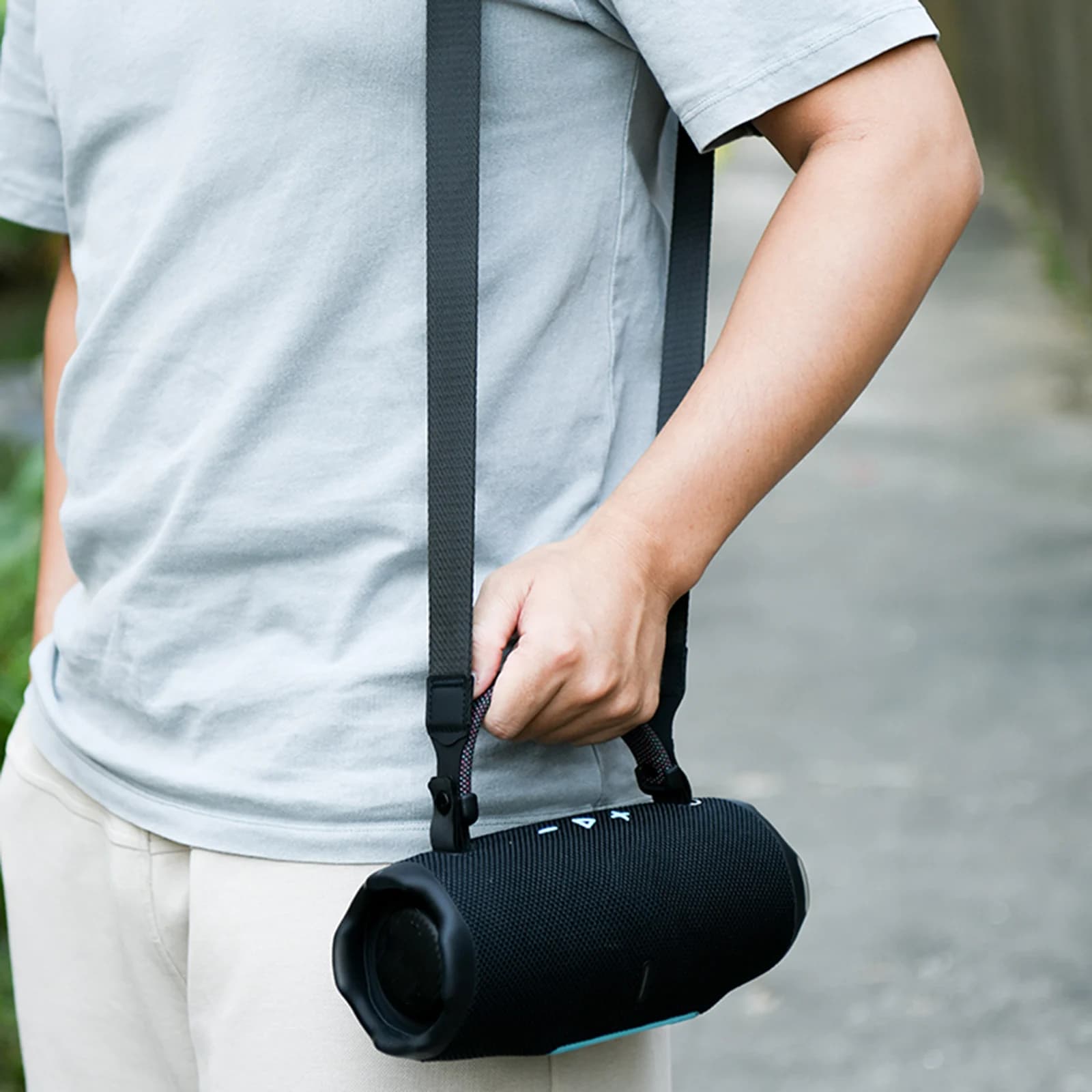 Adjustable Shoulder Strap Portable Replacement Diagonal Shoulder Strap Adjustable Belt for JBL Charge 6 Portable Speaker Accesso