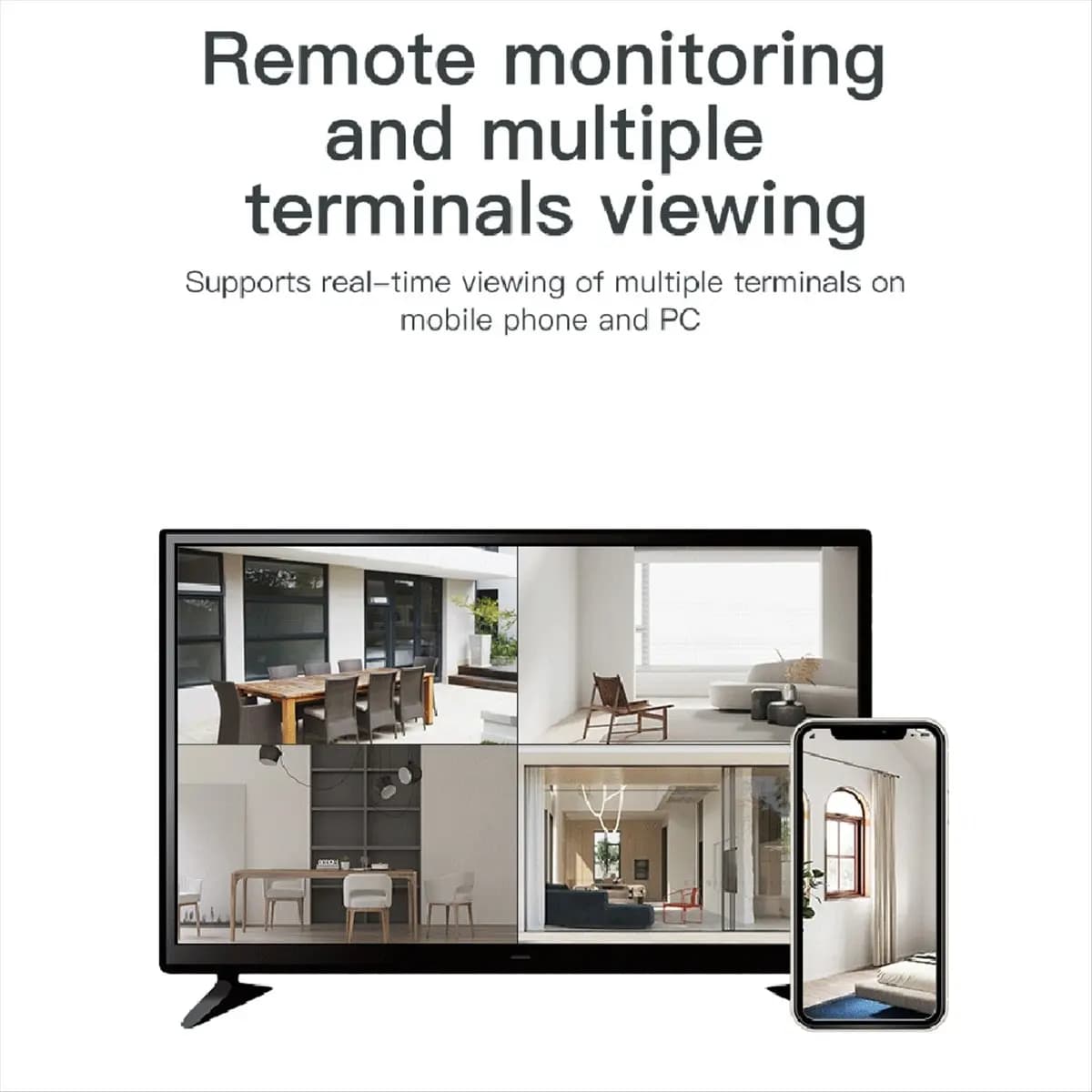 Clinch 3MP Wireless WIFi Telecamera PTZ IP Dome Telecamera Allarme fumo Rilevamento addominali Sicurezza domestica CCTV Citofono Baby Monitor Telecamera