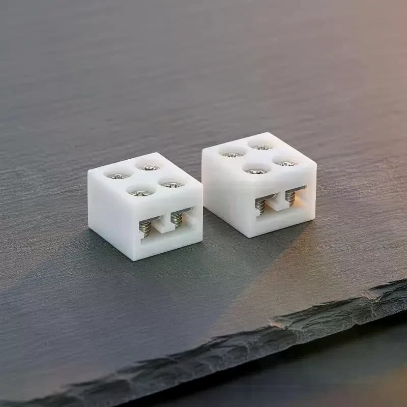 2/10Pcs 8mm 2Pin LED Strip Connectors Screw Fixing No Soldering For Home DIY LED Lighting Projects