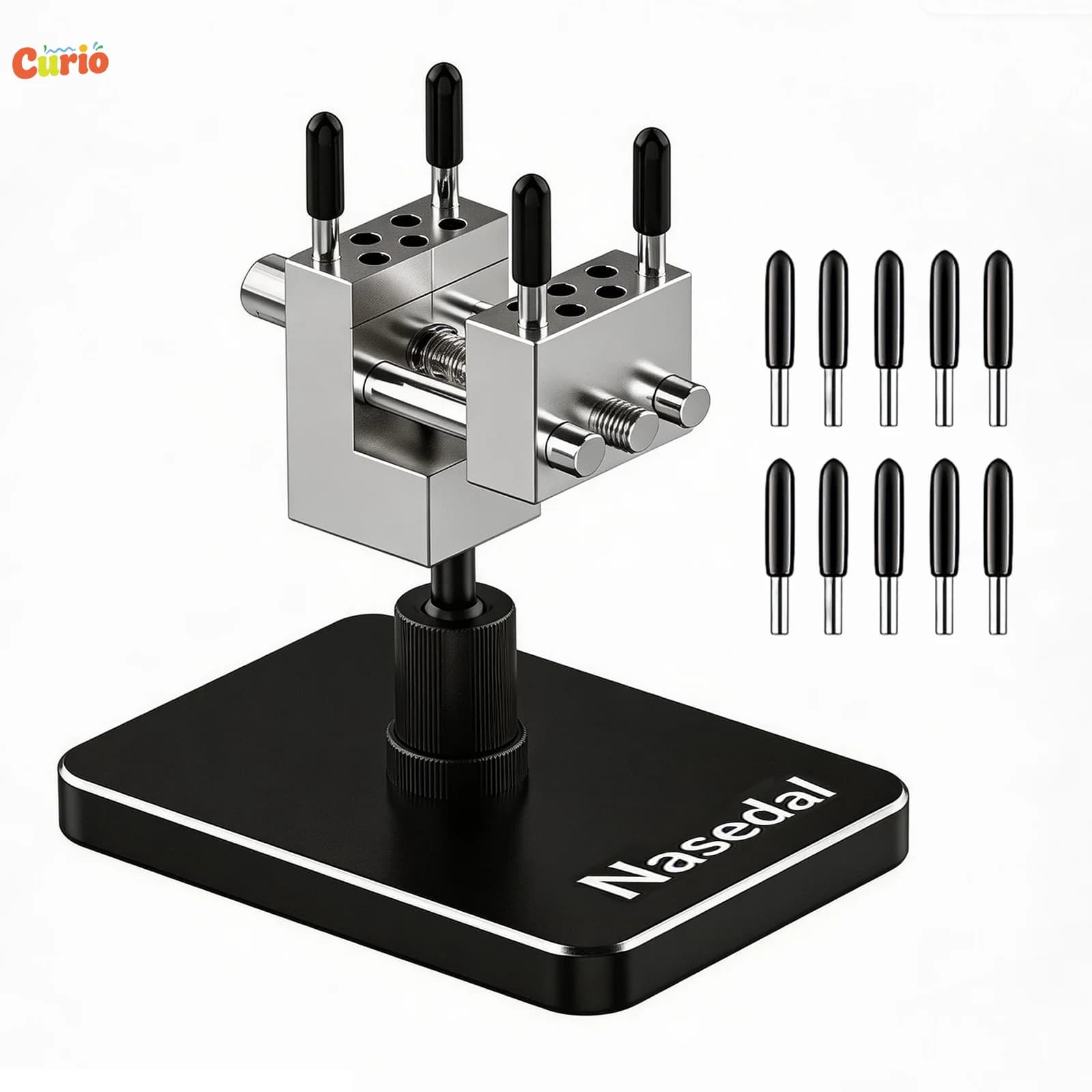 Nasedal 2 in 1 Mini Table Morse Portable for Gunpla Modelling, Precision Clamp for Fixing Scale Models, Tools & Accessories