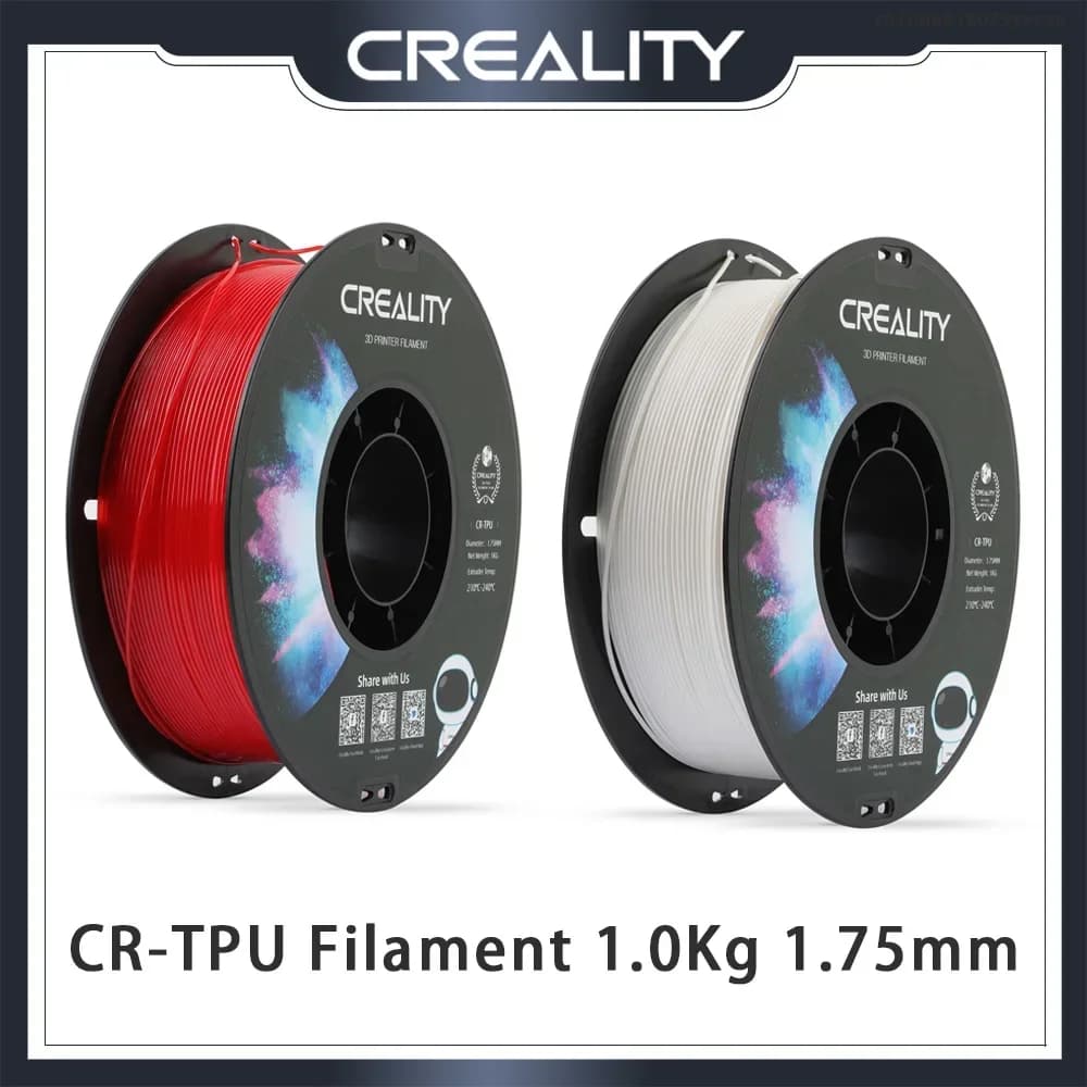 Creality Original CR-TPU Filament 1.0 kg 1,75 mm high resilience soft adhesive 210-240 °C Printing temperature 3D printer materials