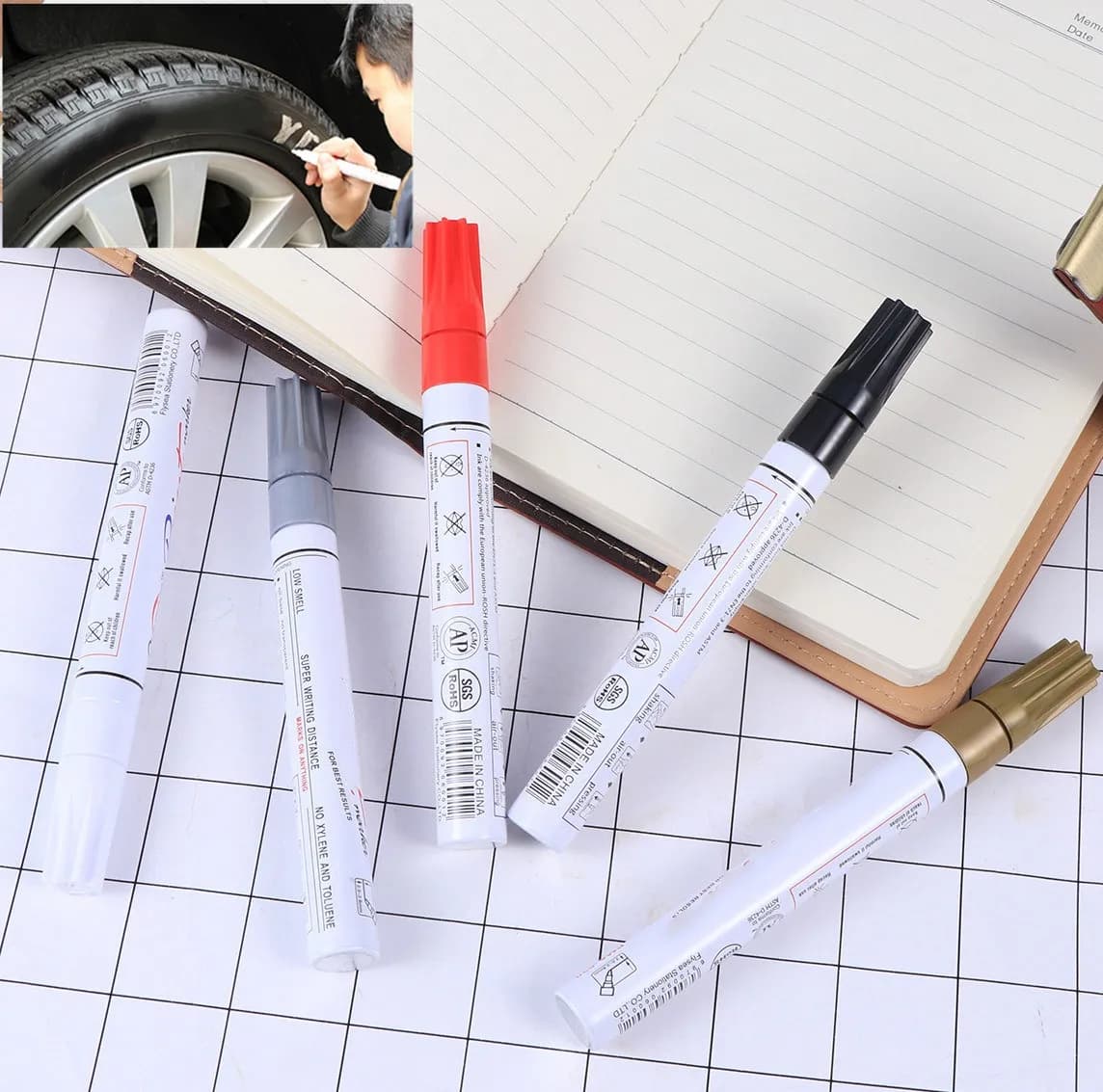 Premium Car Scratch Repair Pen for Automotive Touch Up Paint Conceals Lines Small Prevents Rust Oxidation on Metal