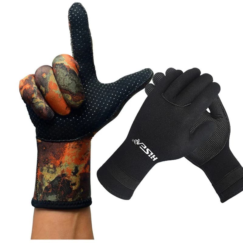 3 mm neoprene gloves for scuba diving keep the heat for snorkeling, surfing, kayaking, canoeing, underwater fishing, skiing, water sports