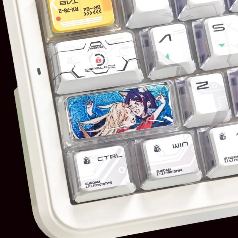 Cosmic Princess Kaguya! Single Cartoon 2.25U Keycap Ayaha Sakayori PVC Cross-axis Mechanical Keyboard Glue Translucent Keycap