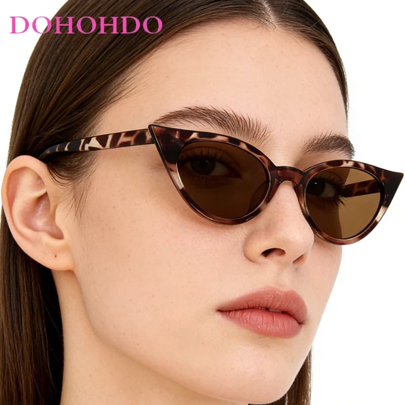 Occhiali da Sole di Lusso alla Moda, Design Cat Eye, per Donna, Protezione UV400, Ideali per Guida e Viaggi Estivi, Disponibili anche per Uomo