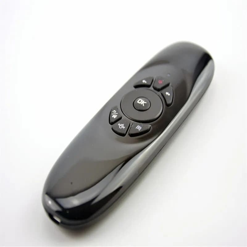 C120 Air Mouse Mini tastiera Mouse giroscopio somatosensoriale telecomando a doppia faccia per PC Android TV Box
