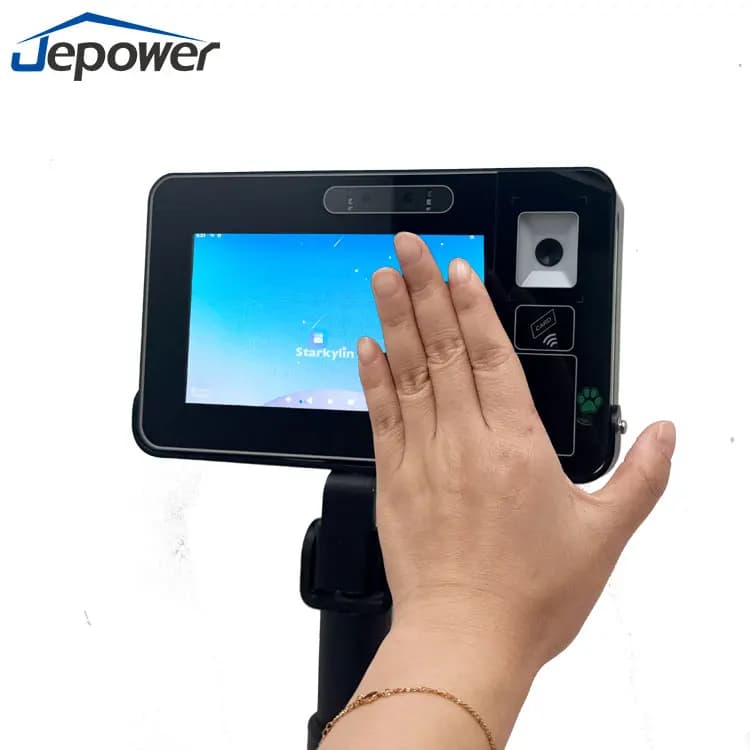 Terminale POS Android con Fotocamera Binoculare a Luce Strutturata 3D, Riconoscimento Facciale, Pagamento, Codice QR, NFC, Riconoscimento del Palmo per Ristoranti