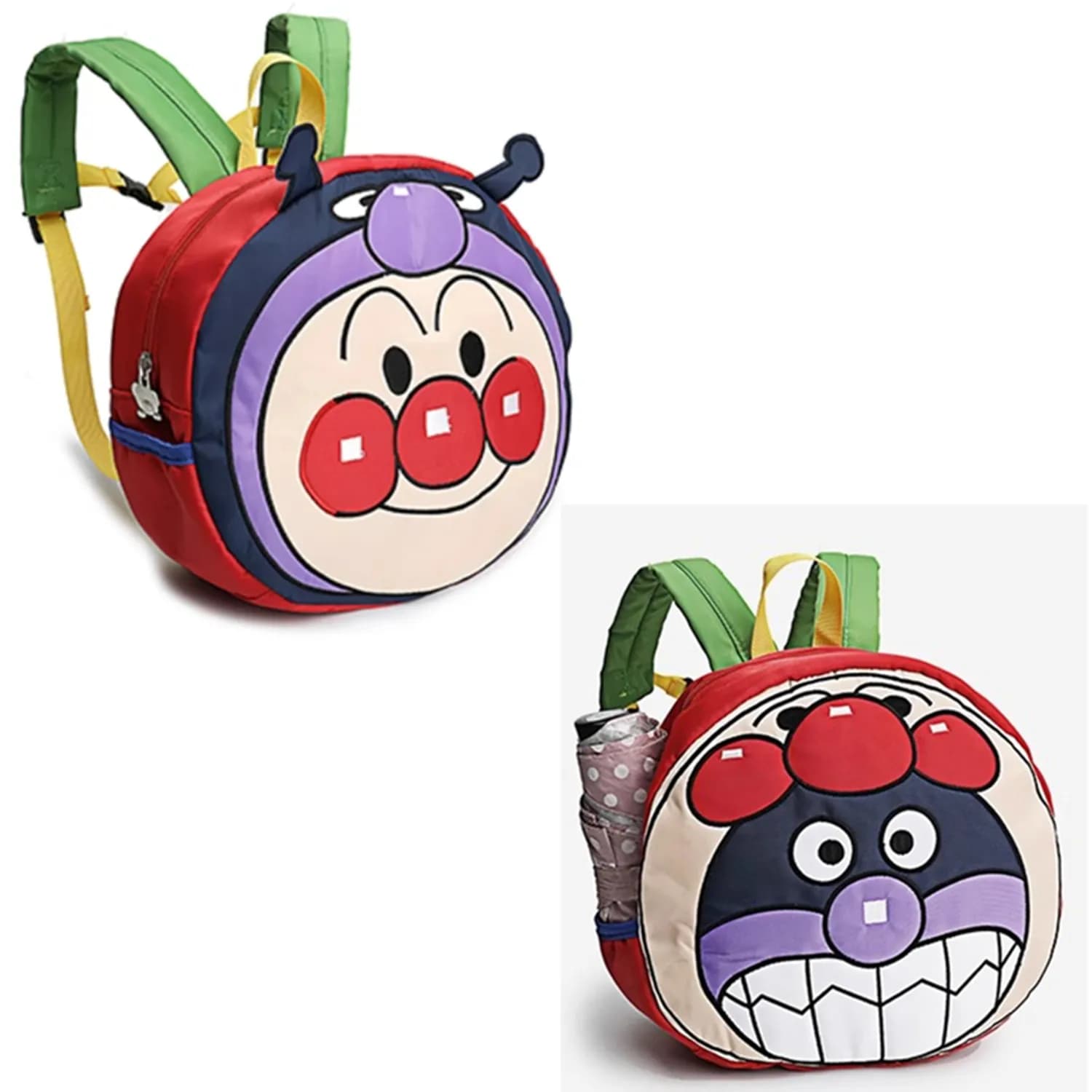 Nuovo simpatico anime Anpanman Baikinman per bambini in nylon piccolo zaino borse borsa da scuola per bambini