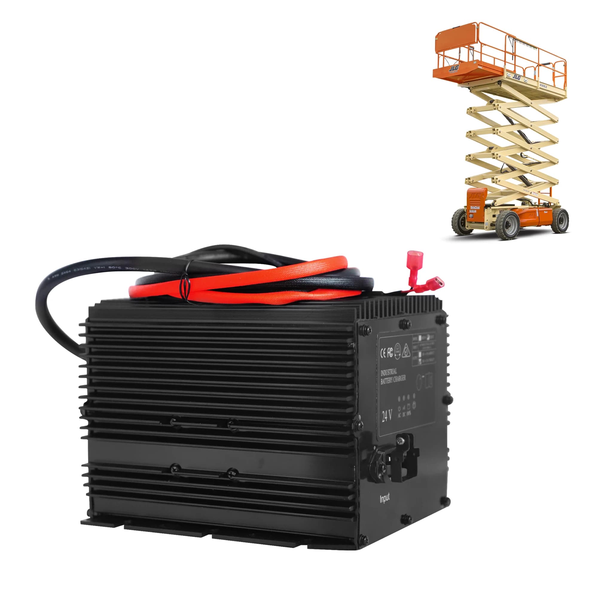 Caricabatterie 24V 25Amp 3050097 per Piattaforme Elevatrici a Forbice Snorkel MPH1335 MPH1544 S1930 S2646E S3246E S2646 S3246
