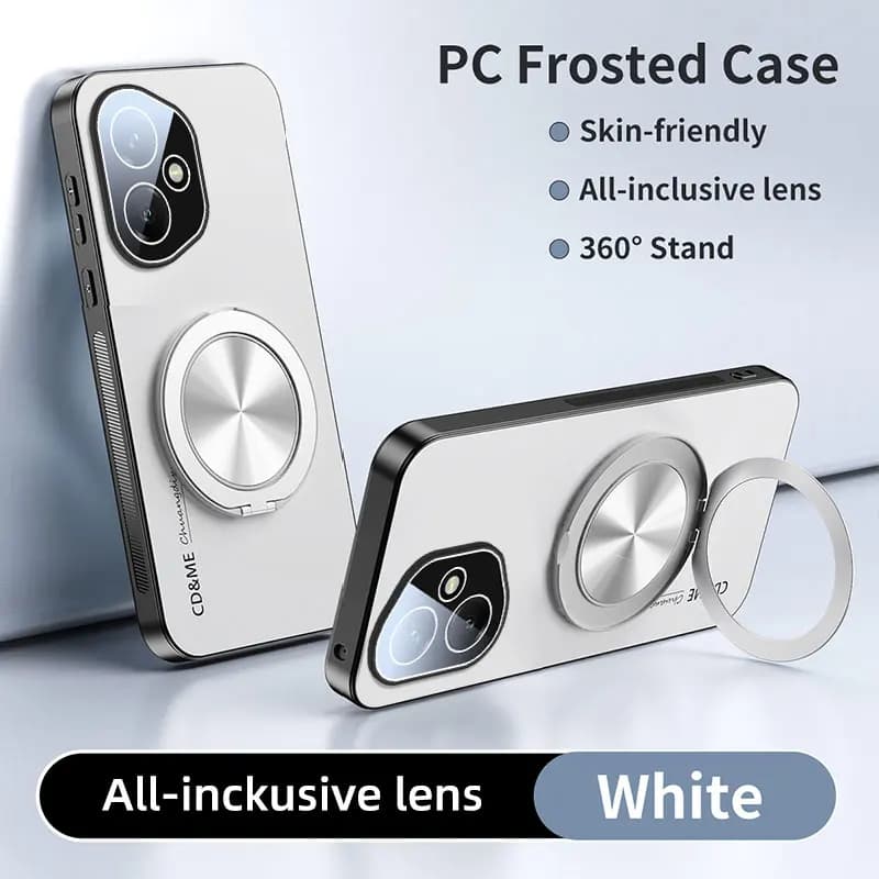 Custodia opaca di lusso AG per Huawei Honor 400 300 200 Pro X9C Smart PC magnetica smerigliata staffa a 360 gradi custodia protettiva
