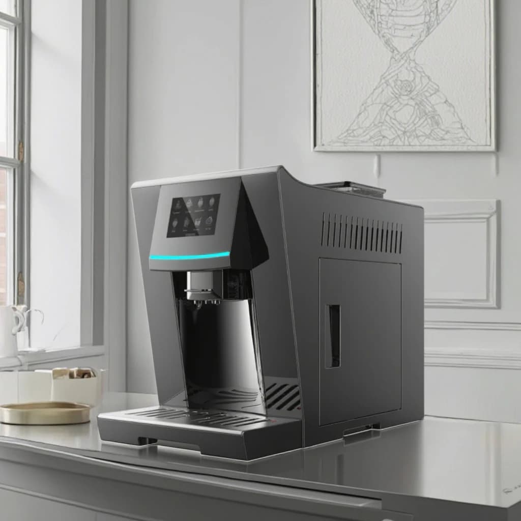 Automatic Espresso Machine Premium Italian Style with Hot Water System for Home Use, Hotels & Outside