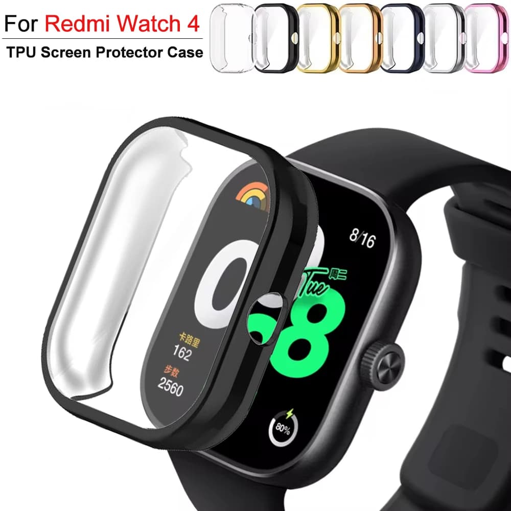 TPU Protective Cover for Xiaomi Redmi Watch 4 Protective Case for smartwatch Anti-scratch Protective Case for Redmi Watch 4