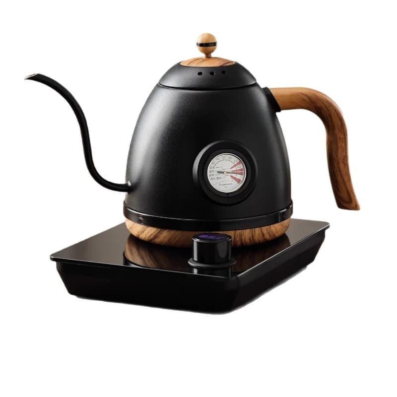 Caffettiera prodotta a mano Controllo intelligente della temperatura Ugello snello in acciaio inossidabile Bollitore elettrico