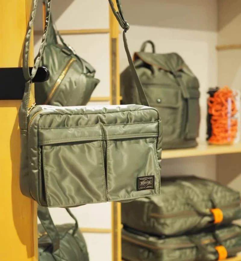 Borsa a Tracolla Porter TANKER, Borsa Tote Classica in Nylon, Borsa a Tracolla per Pendolari, Stile Casual Semplice, Impermeabile, Leggera per Viaggi