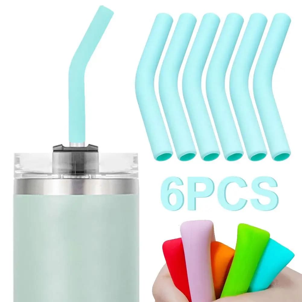 Silicone Candle Covers Metal Candle Tips 8 mm wide Candle Covers Reusable Steel Candles Accessories L1N7