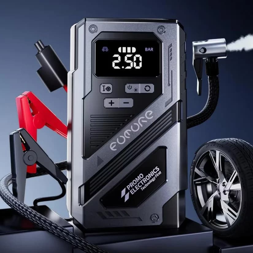 FUTURE Portable Air Compressor Smart Digital Electric Car Air Pump for Car Motorcycle Bicycle Inflator Pump FD20