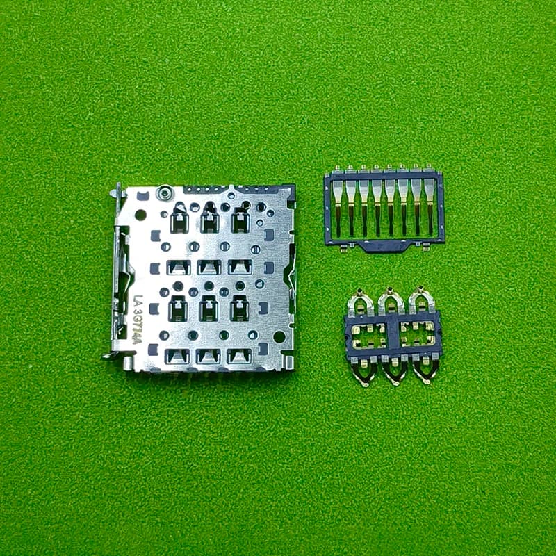 1-2 set Lettore di schede SIM Connettore per Samsung A53 A536B A54 A546B M34 5G Micro SD Supporto per scheda di memoria Slot Cavo flessibile Parte di riparazione