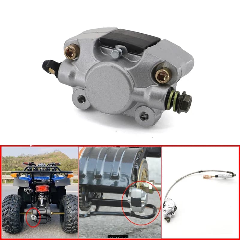 Nuovo sistema di pinza freno a disco posteriore pompa pinza freno idraulica posteriore adatta per 150cc 250cc Bull Quad Dirt Bike ATV