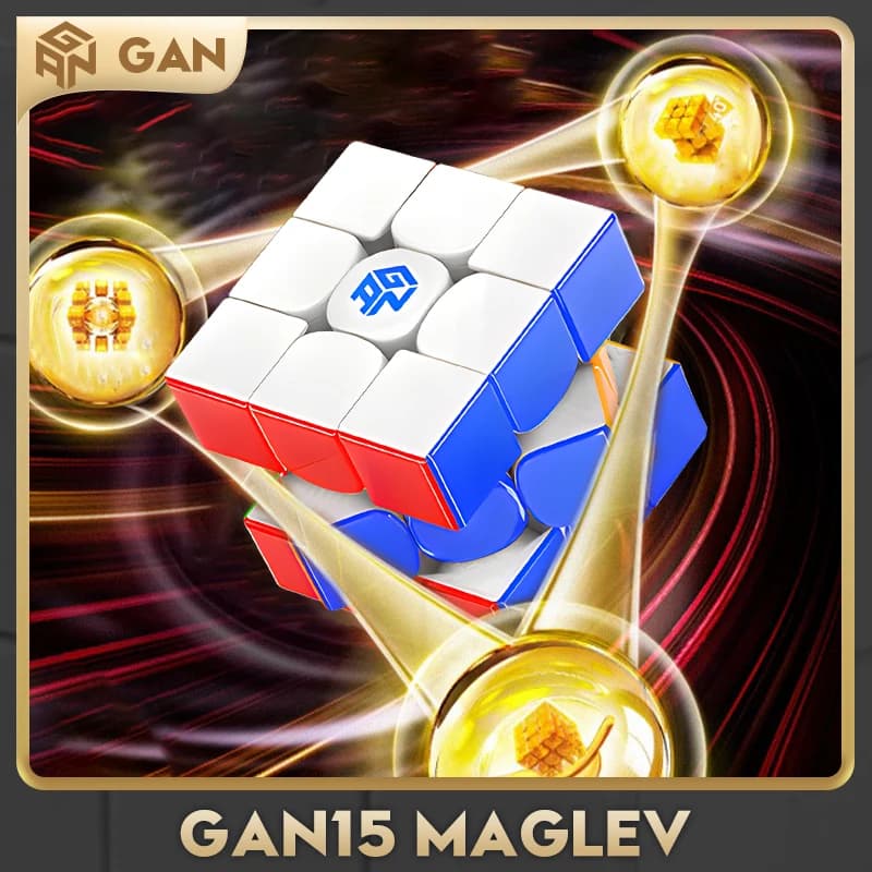 GAN Nuovo Gan 15 Maglev UV Magnetico Cubo di Velocità Magica Senza Adesivo Professionale GAN 15M Cubo Magico Puzzle Per I Bambini Bambini Gif