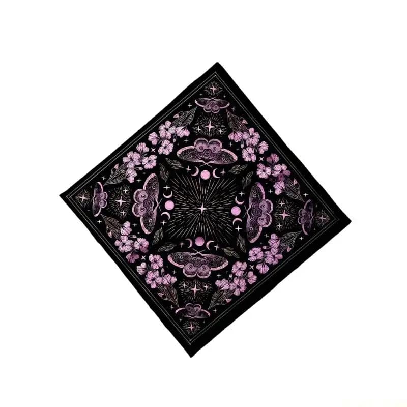 M5TC Tarots Tablecloth Altars Cloth Star Flower Astrology Tablecloth Divinations Card Cloth Tapestry Wall Decoration
