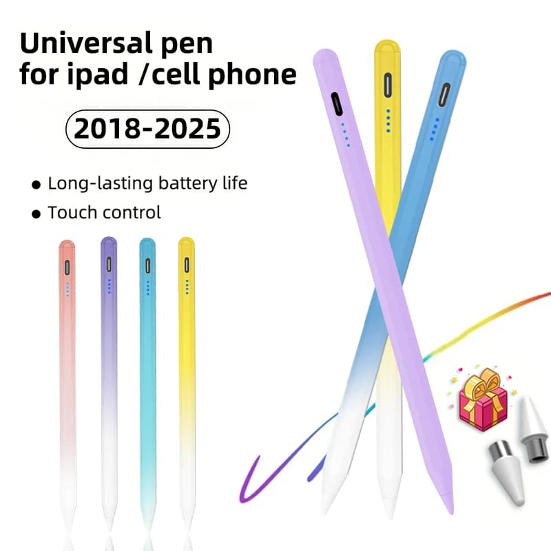 Penna stilo universale sfumata compatibile per telefoni tablet Android e iOS Touch screen Stylus Pencil per iPad Lenovo Xiaomi