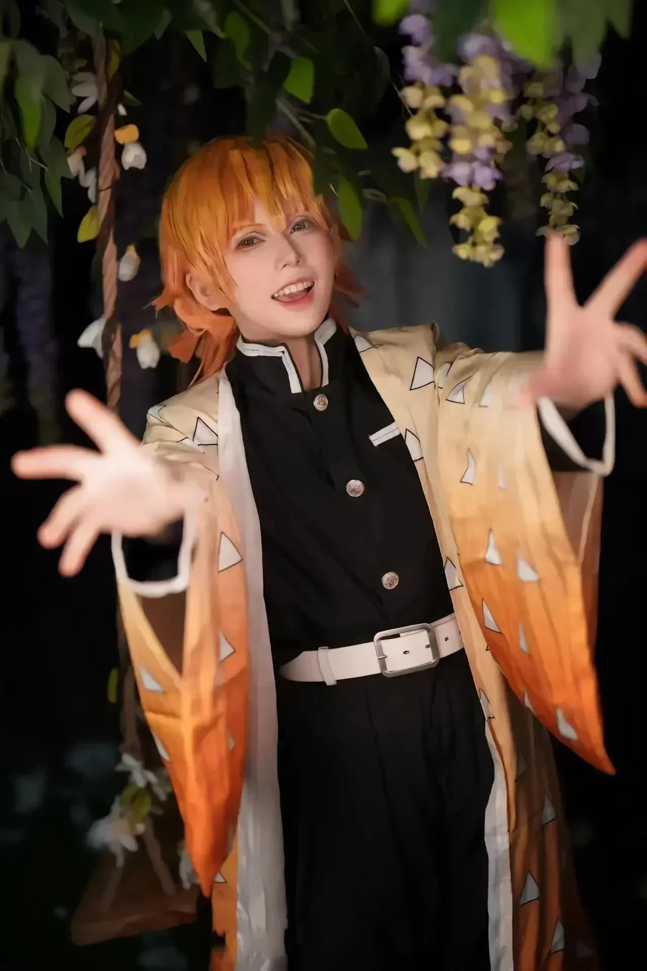2026Halloween cosplay anime assassin cosplay wig women kimono uniform