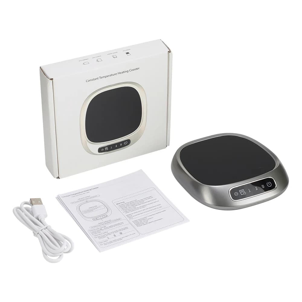 Scaldatazze da caffè Riscaldatore per tazze USB Regolazione a 3 velocità Sottobicchiere elettrico Temperatura costante Creatori di tè caldo Piatto Tazza Zerbino Tazza calda