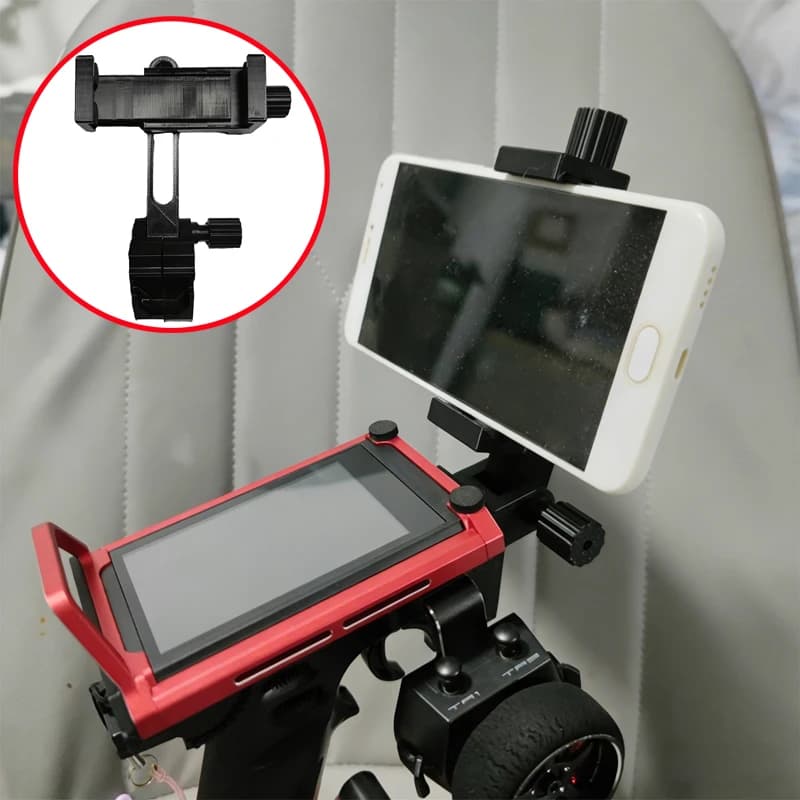 Supporto Pieghevole per Schermo FPV Stampato in 3D, Staffa Regolabile per Monitor, Compatibile con Telecomando Flysky Noble NB4+